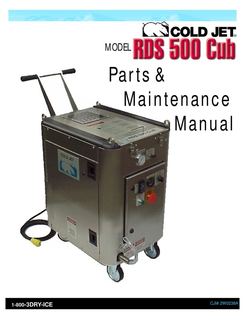 Cold Jet RDS 500 Cub User manual