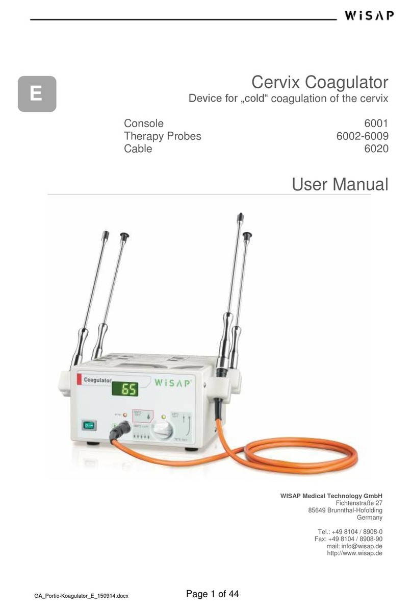 WISAP Cervix Coagulator user manual