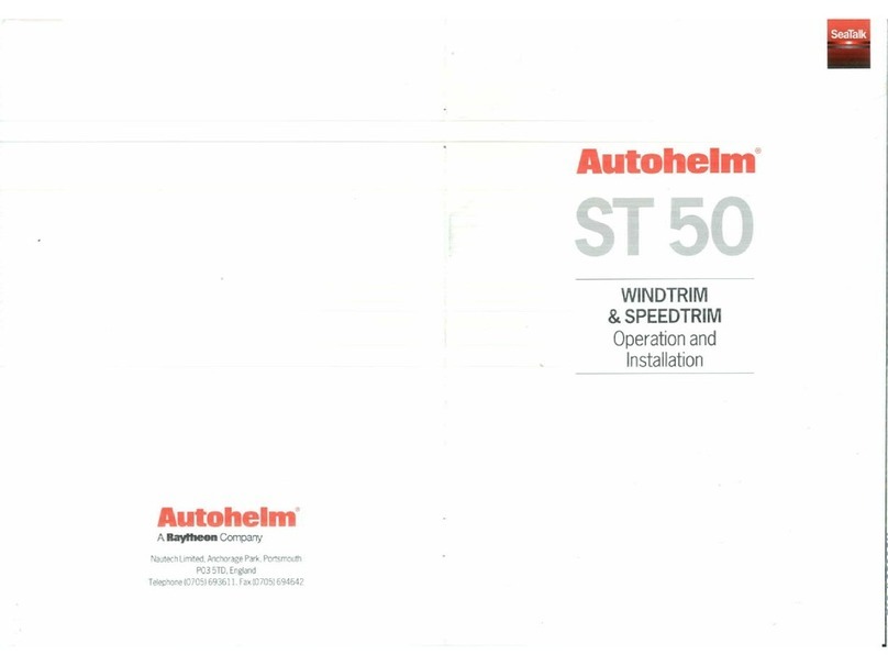 AUTOHELM ST50 Wind Trim Operation and installation AUTOHELM ST50 Wind Trim Operation and installation