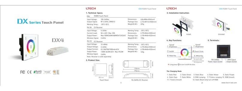 Ltech DX4 Installation instruction