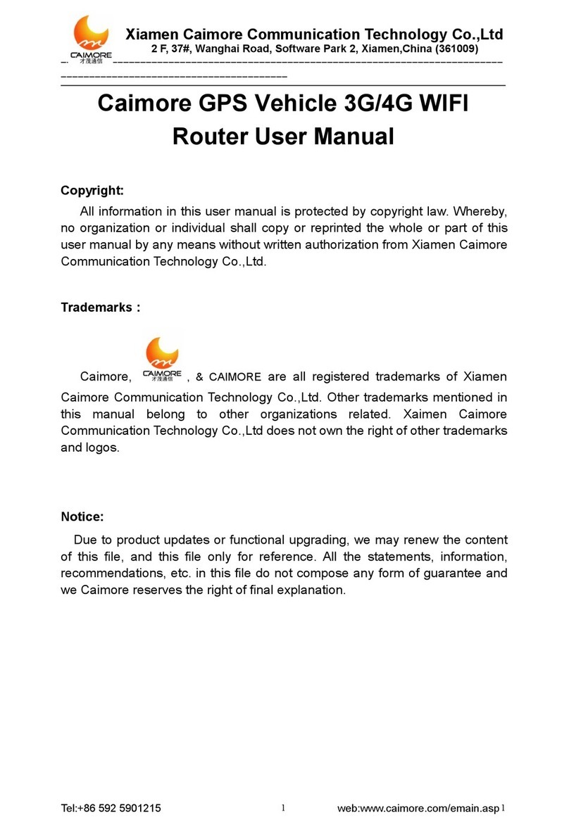 Caimore CM520-8AW User manual