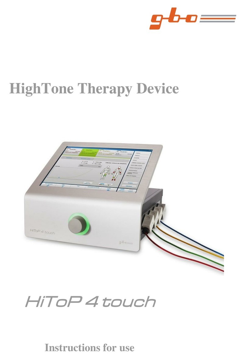 gbo Medizintechnik HiToP 4 touch Instructions for use