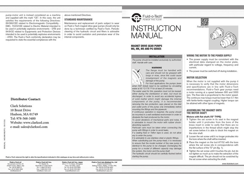 fluid-o-tech MK series User manual
