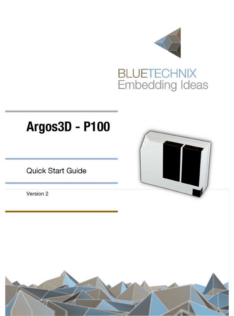 Blue Technix Argos3D - P100 quick start guide