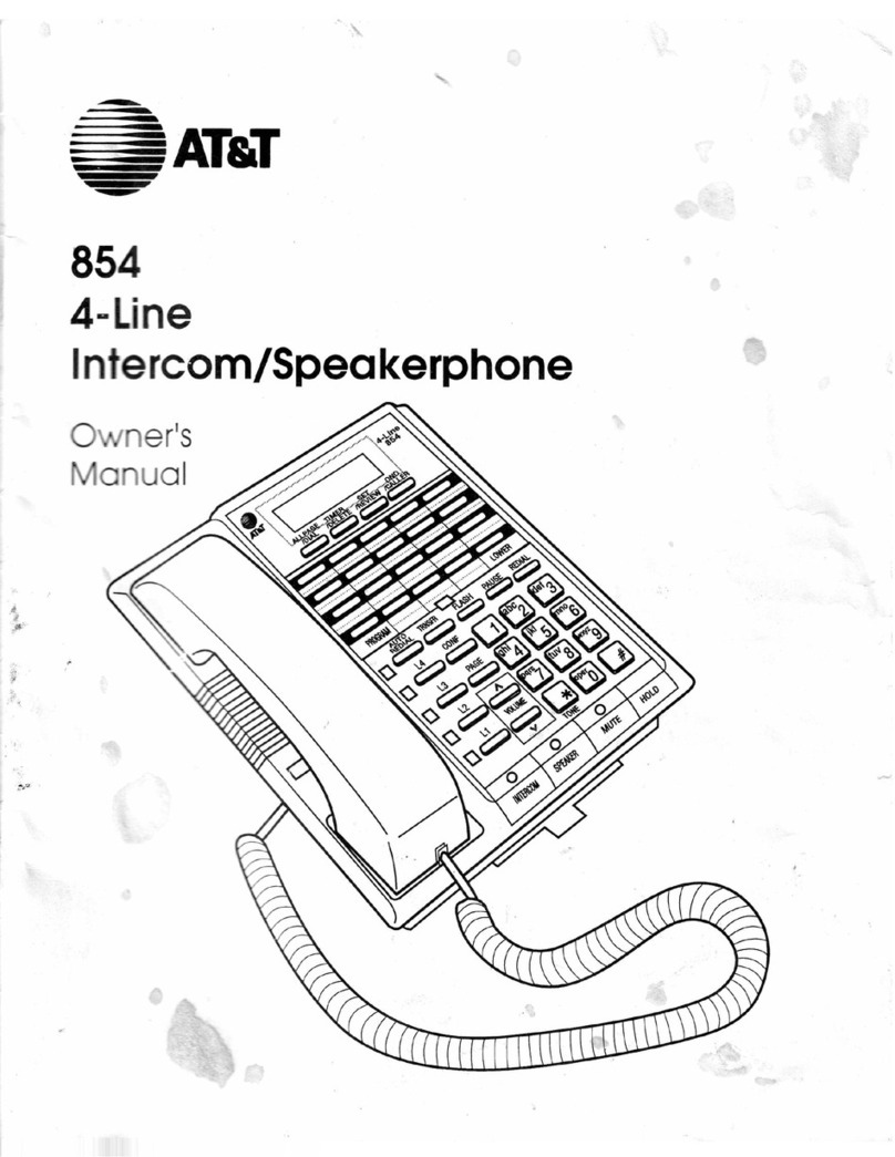 AT&T 854 owner's manual