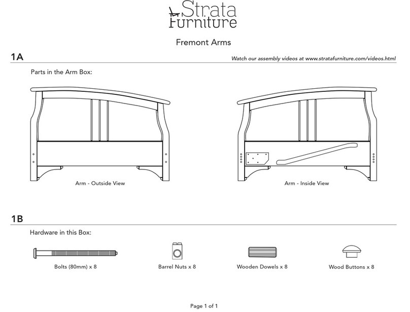 Strata Furniture Fremont Assembly instructions