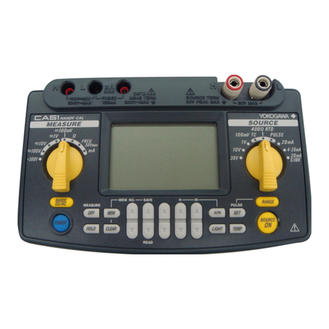 YOKOGAWA CA71 HANDY CAL User manual