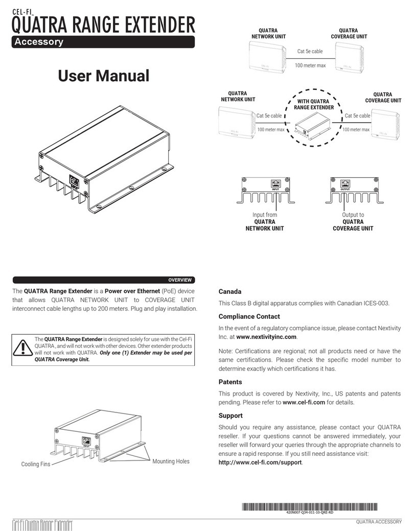 CEL-FI QUATRA User manual