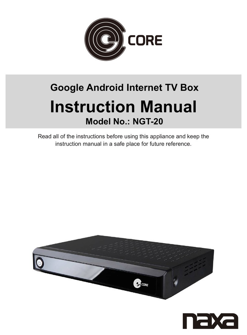 Naxa NGT-20 instruction manual