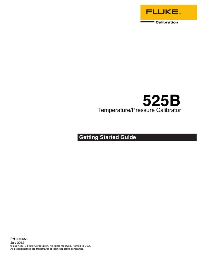 Fluke Calibration 525B User manual