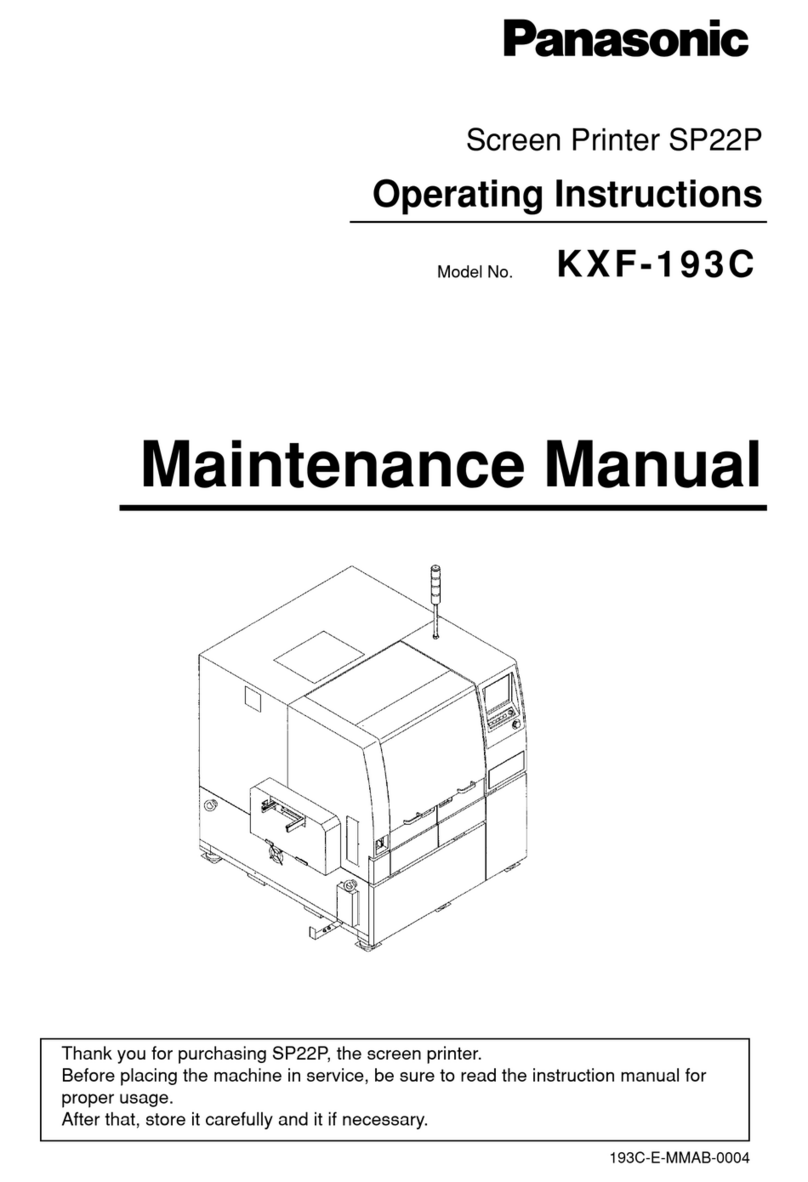 Panasonic SP22P User manual