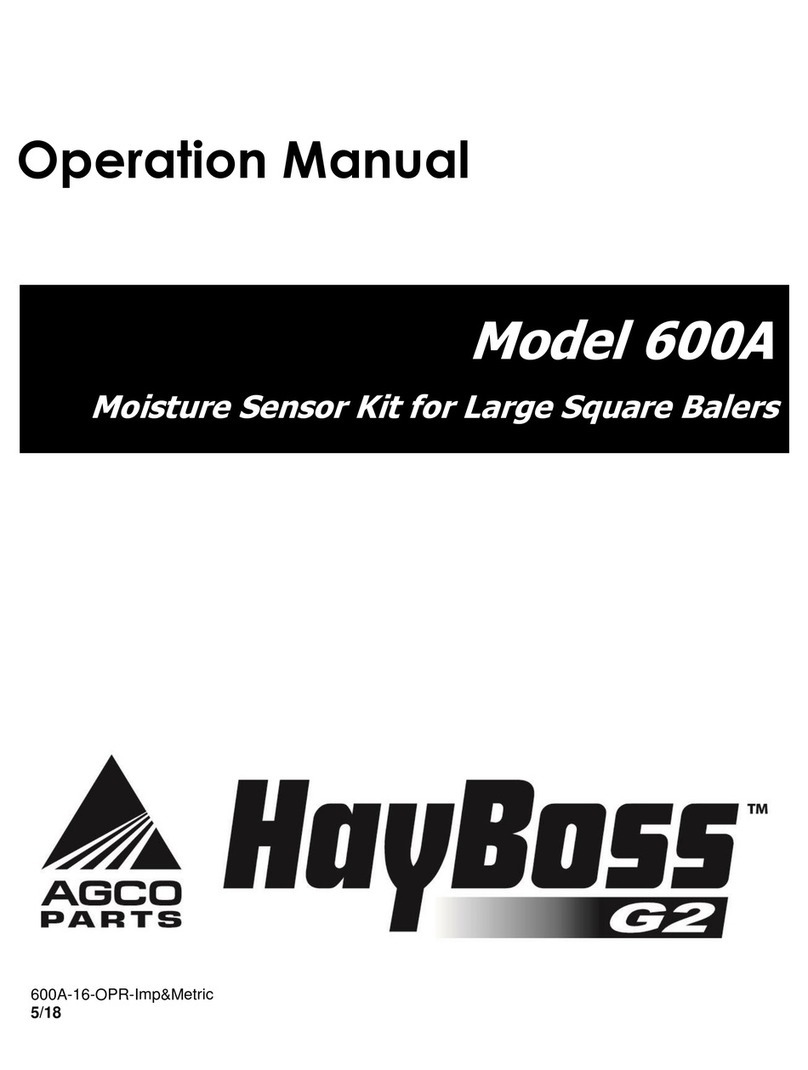 Harvest TEC 600A Operation manual