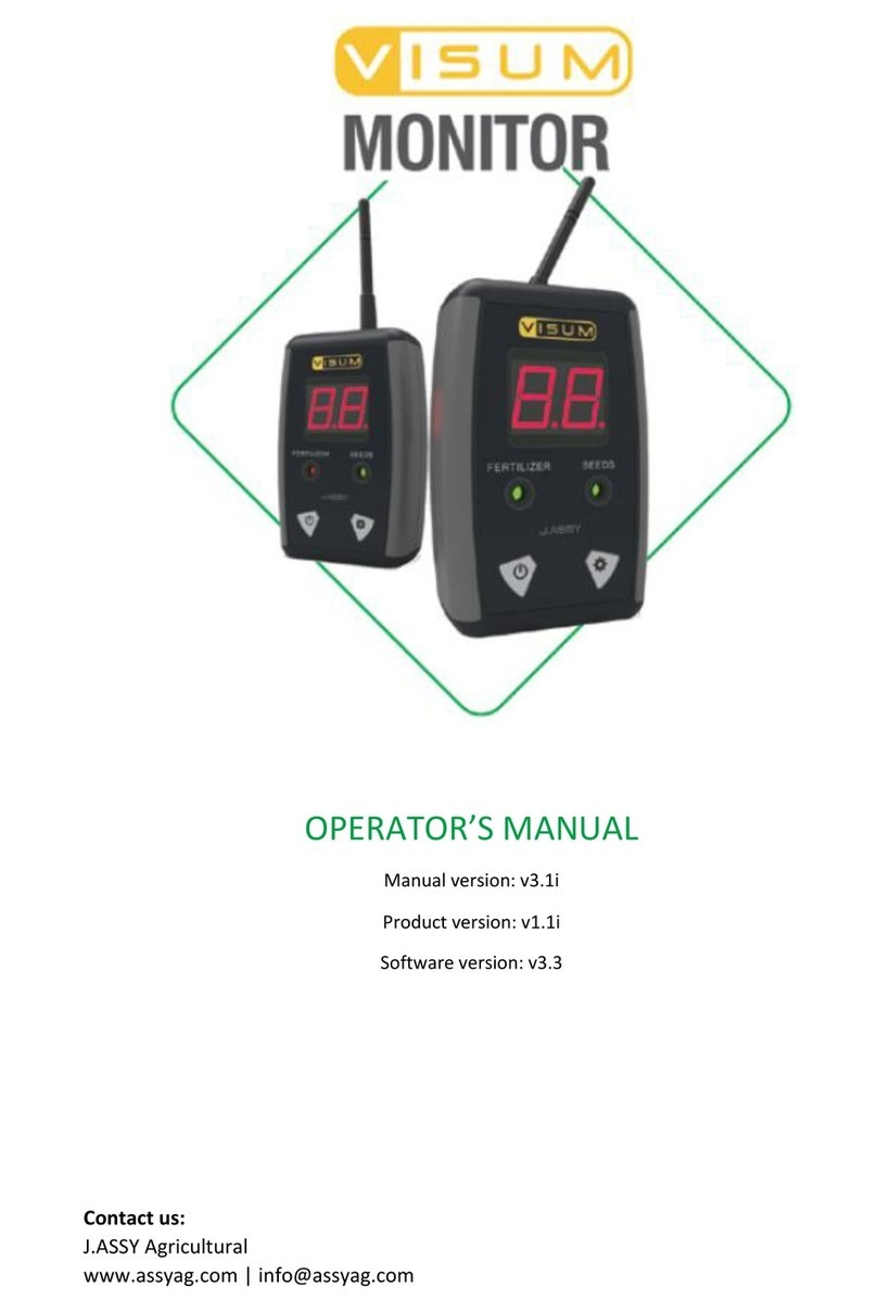 J.ASSY VISUM Monitor Operator's manual