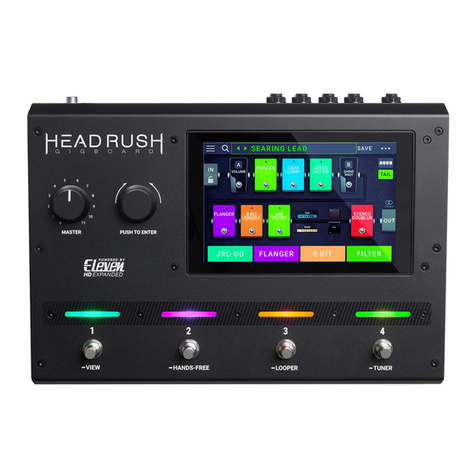 HEADRUSH Gigboard quick start guide
