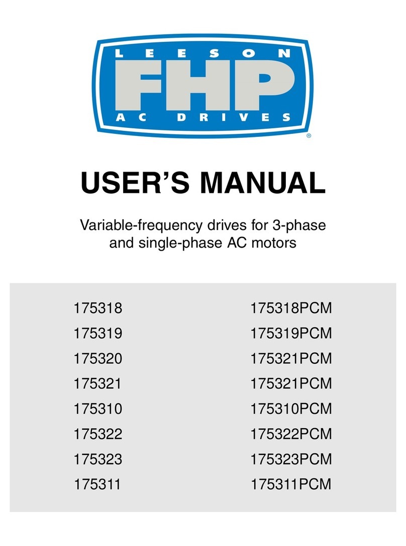Leeson FHP 175318 user manual
