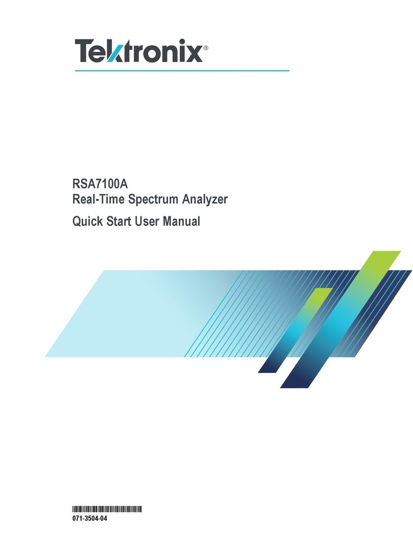Tektronix RSA7100A Manual
