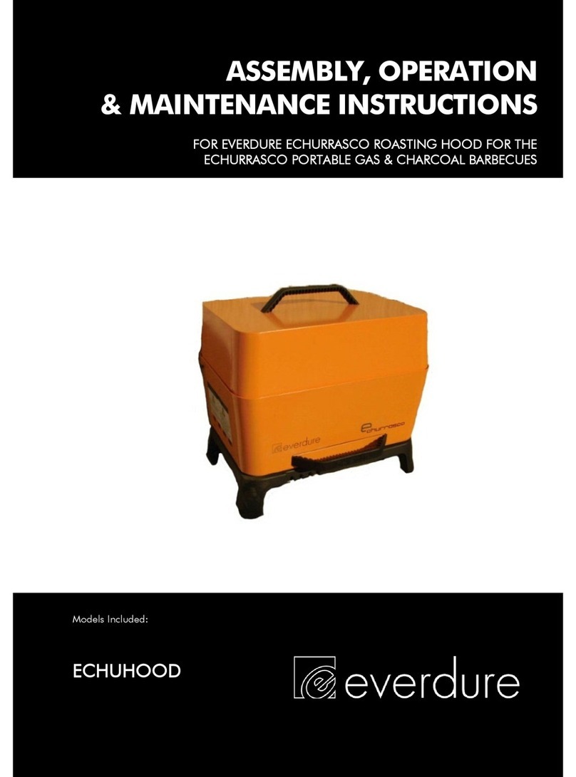Everdure ECHUHOOD Installation instructions Everdure ECHUHOOD Installation instructions