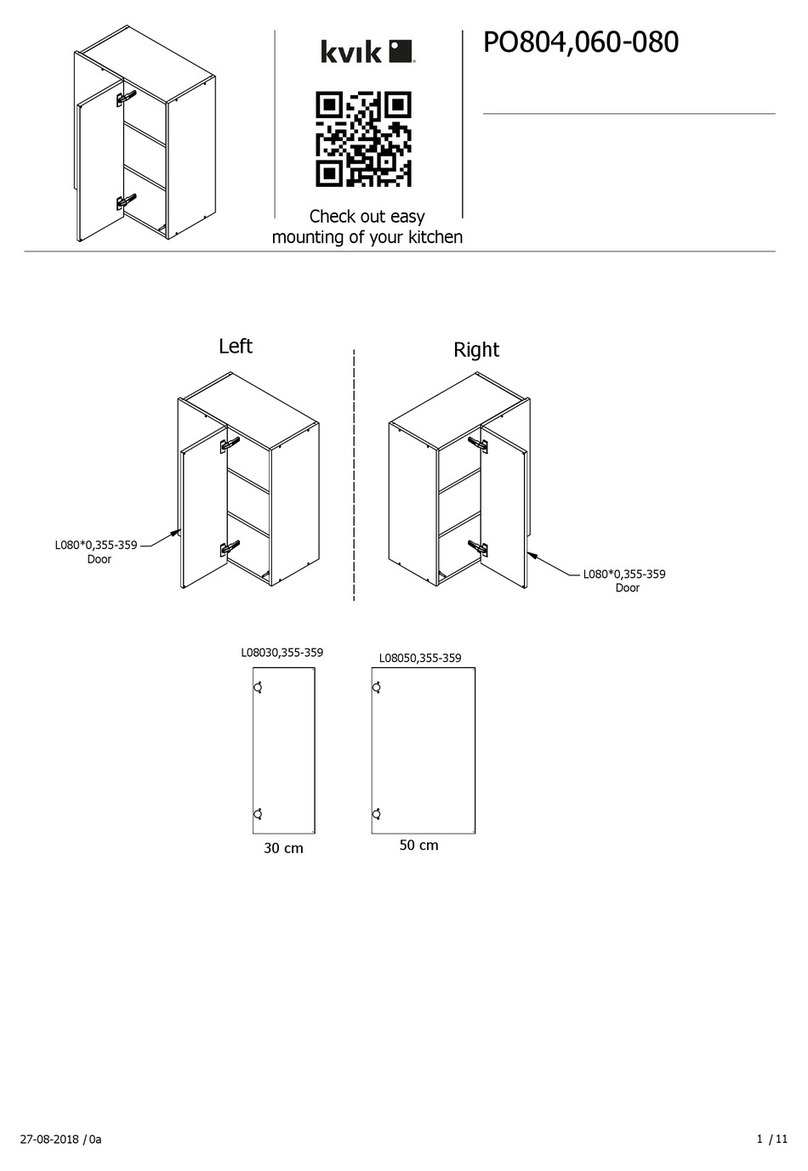 Kvik PO804,060-080 Assembly manual