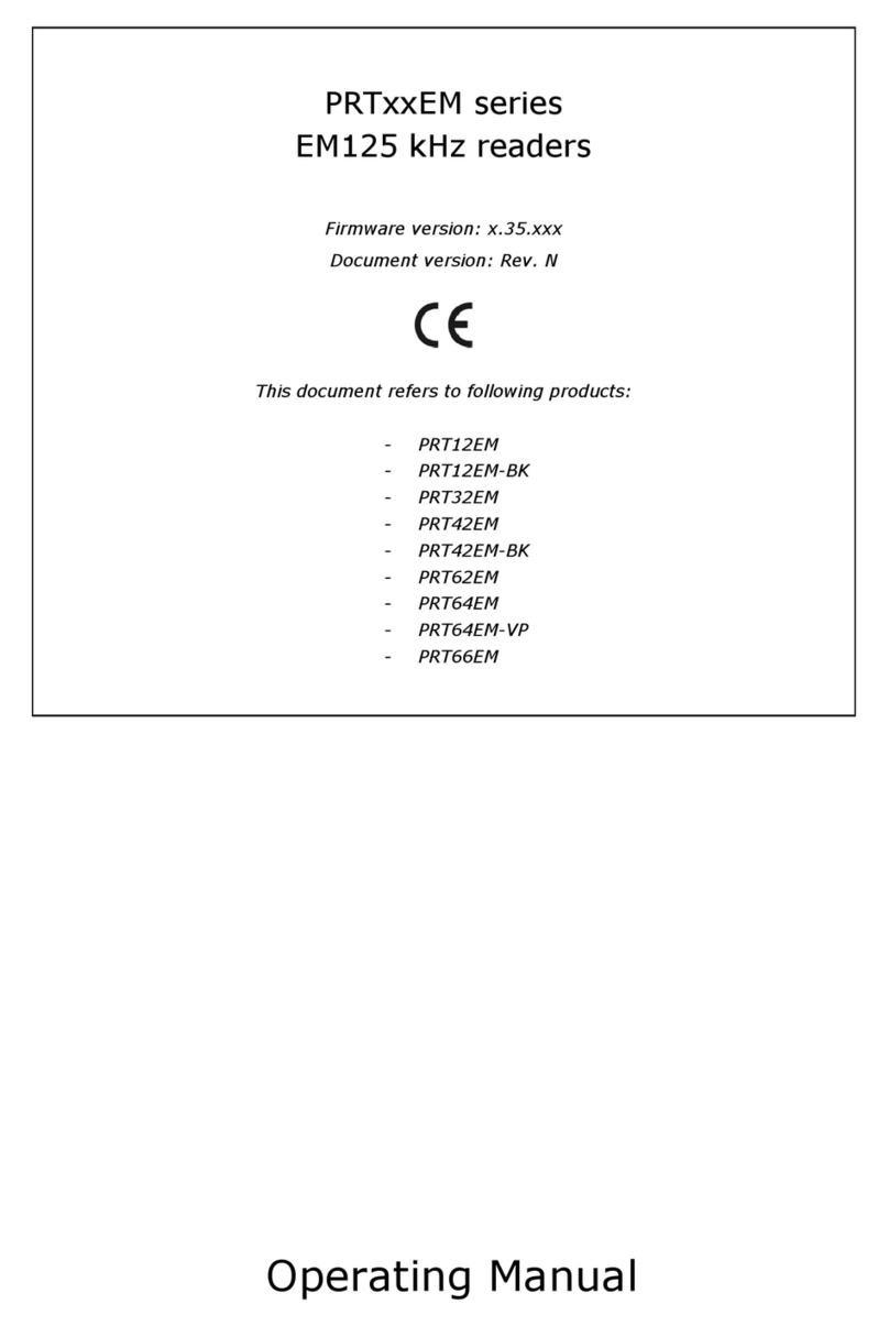 Roger PRT12EM operating manual