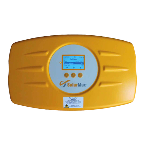 SolarMax 2000S User manual