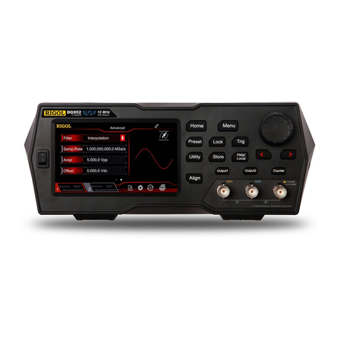 Rigol DG952 user guide Rigol DG952 user guide