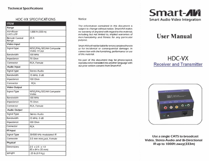 SMART-AVI HDC-VX user manual