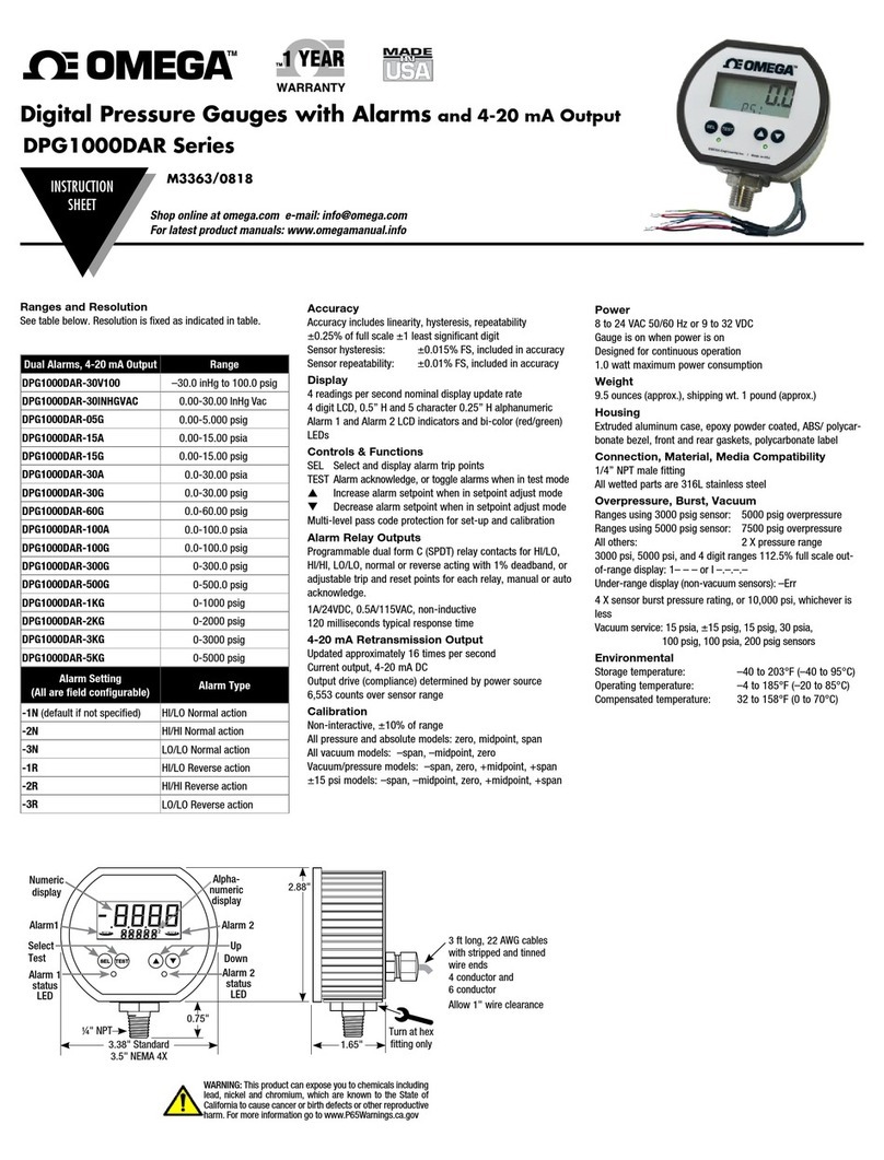 Omega DPG1000DAR-30V100 User manual