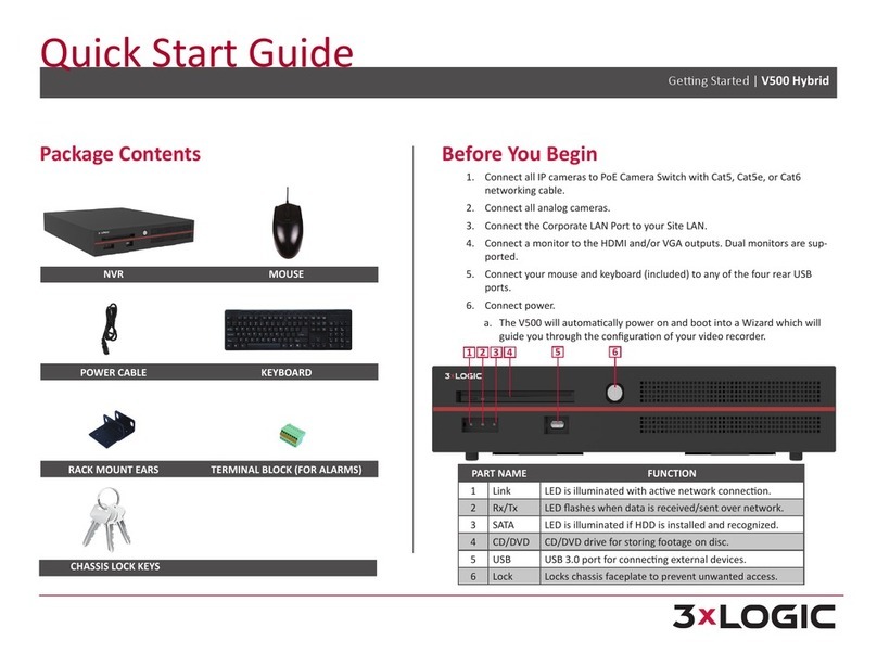 3xLogic V500 Hybrid quick start guide