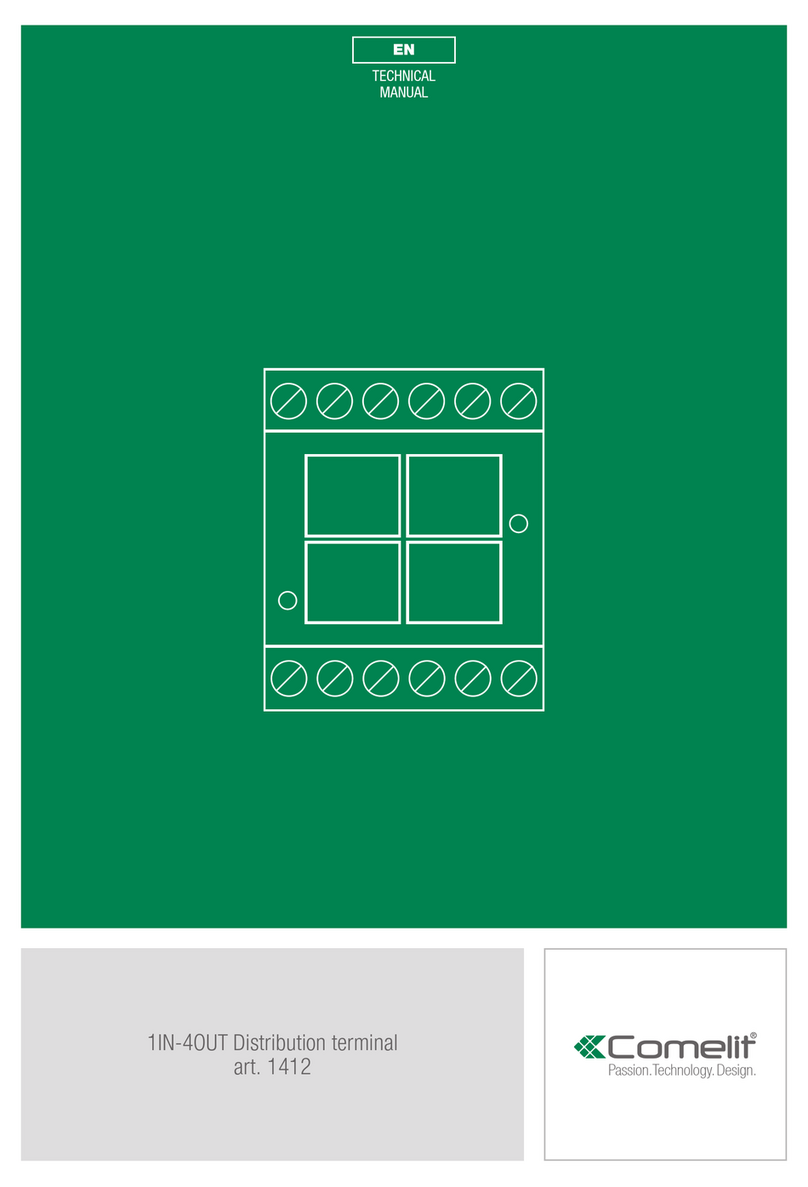 Comelit 1412 User manual