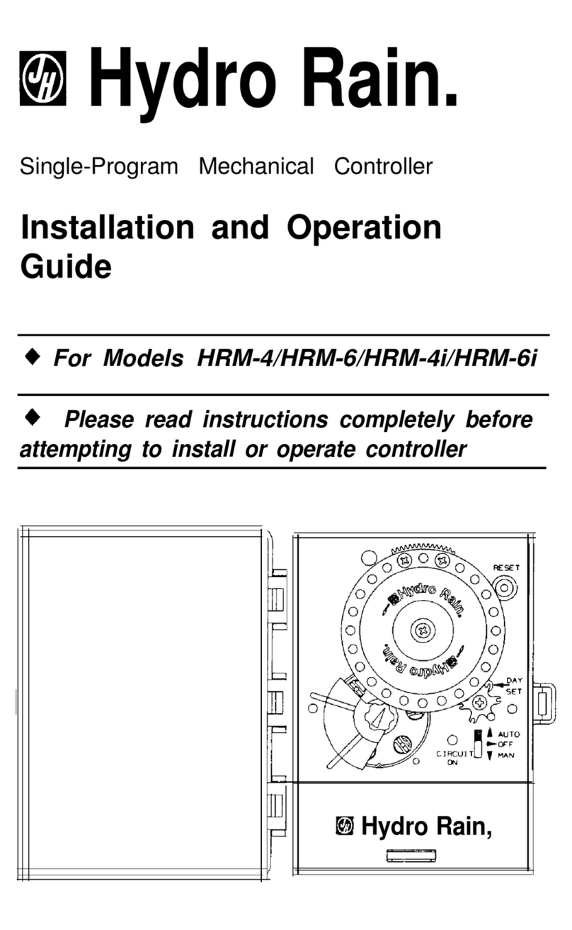 HYDRO-RAIN HRM-4 Operating instructions