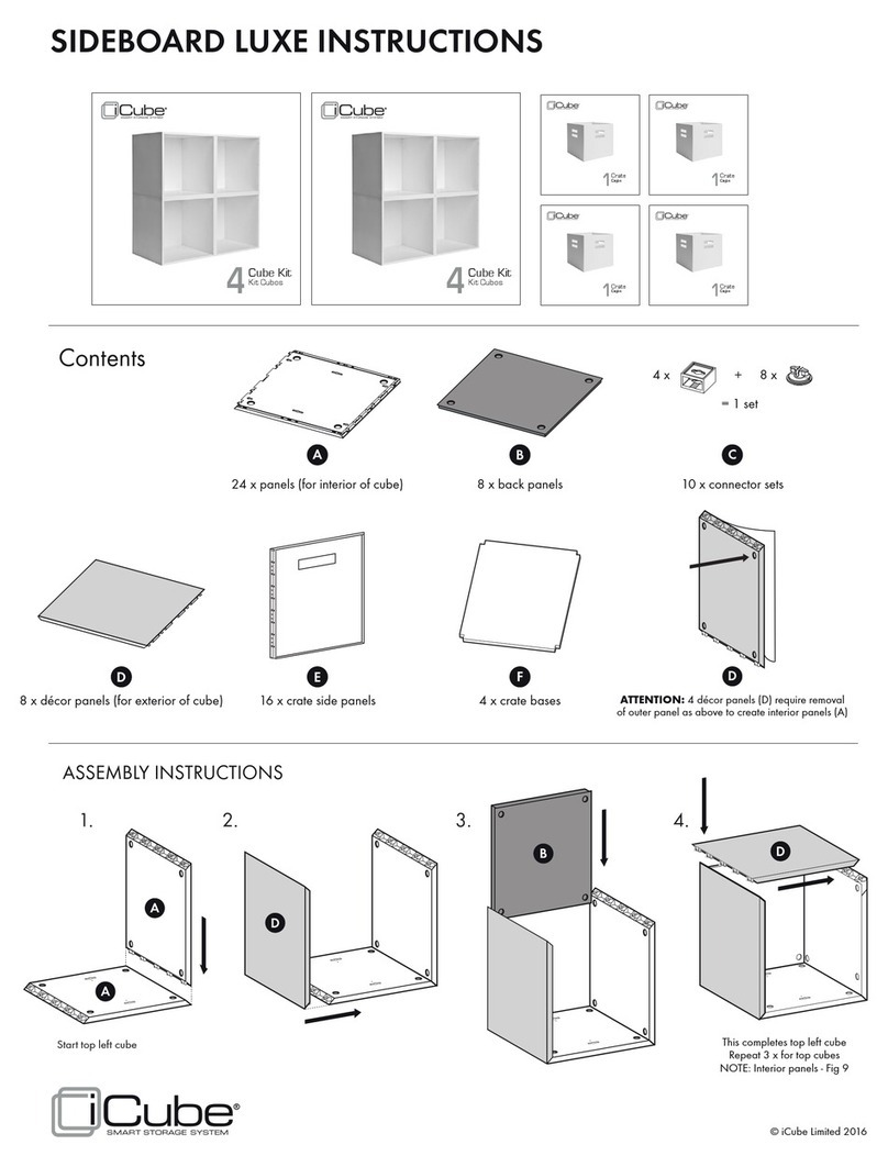 iCube SIDEBOARD LUXE User manual