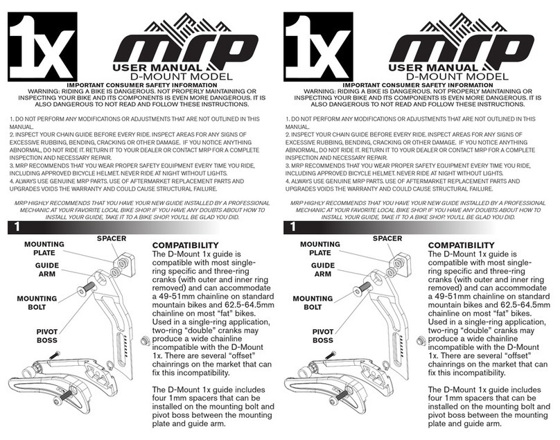 MRP D-Mount 1x user manual