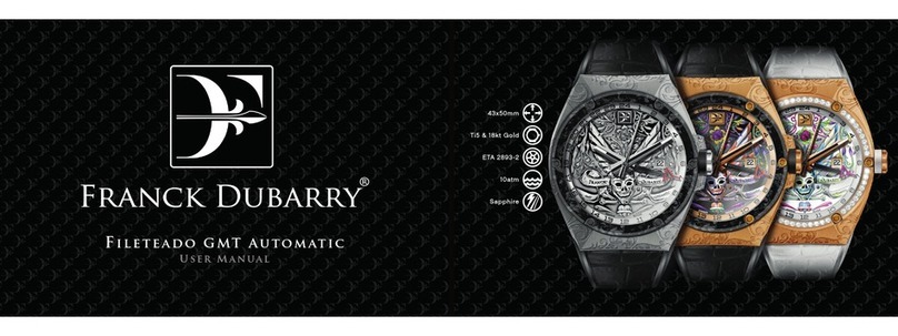 Franck Dubarry Fileteado GMT Automatic user manual