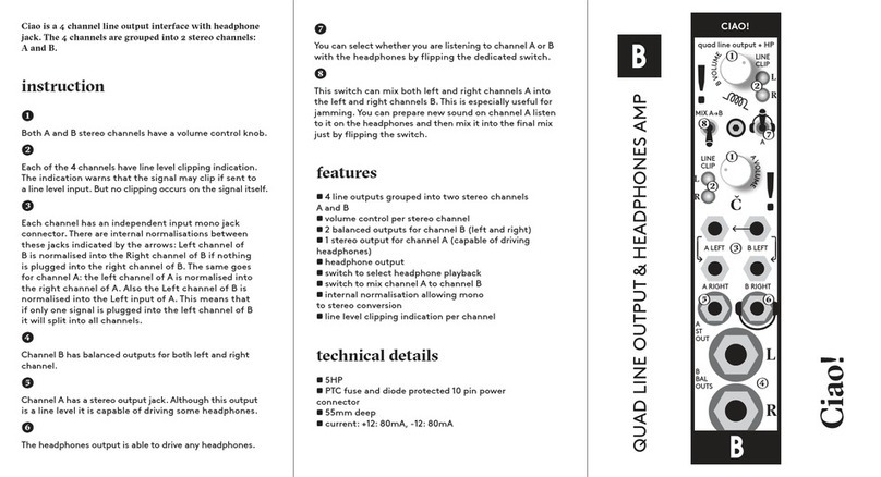 Bastl Instruments Ciao instructions