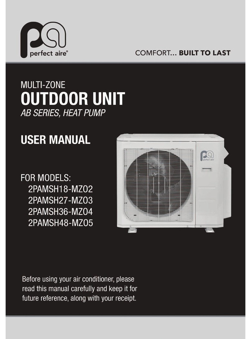 Perfect Aire 2PAMSH18-MZ02 user manual