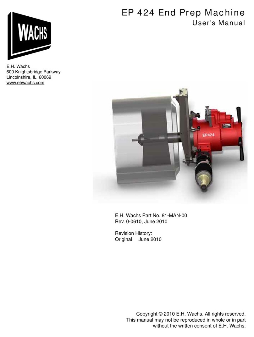 Wachs EP 424 user manual