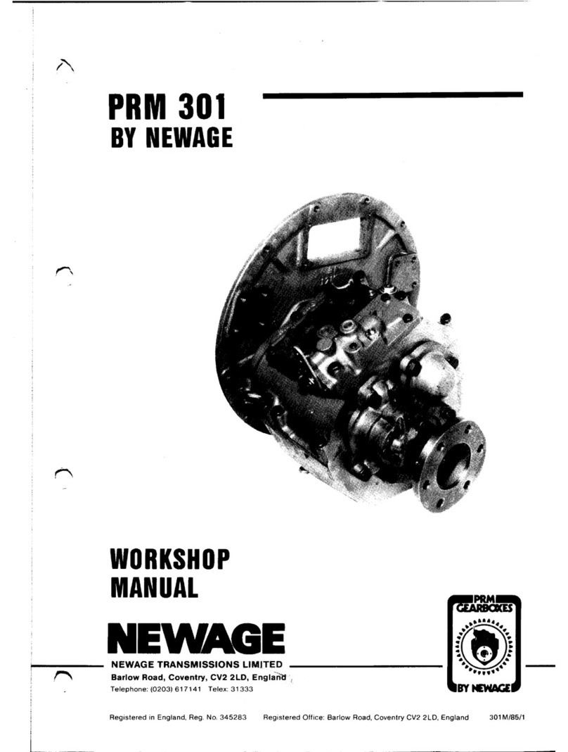 New Age PRM 301 Workshop manual