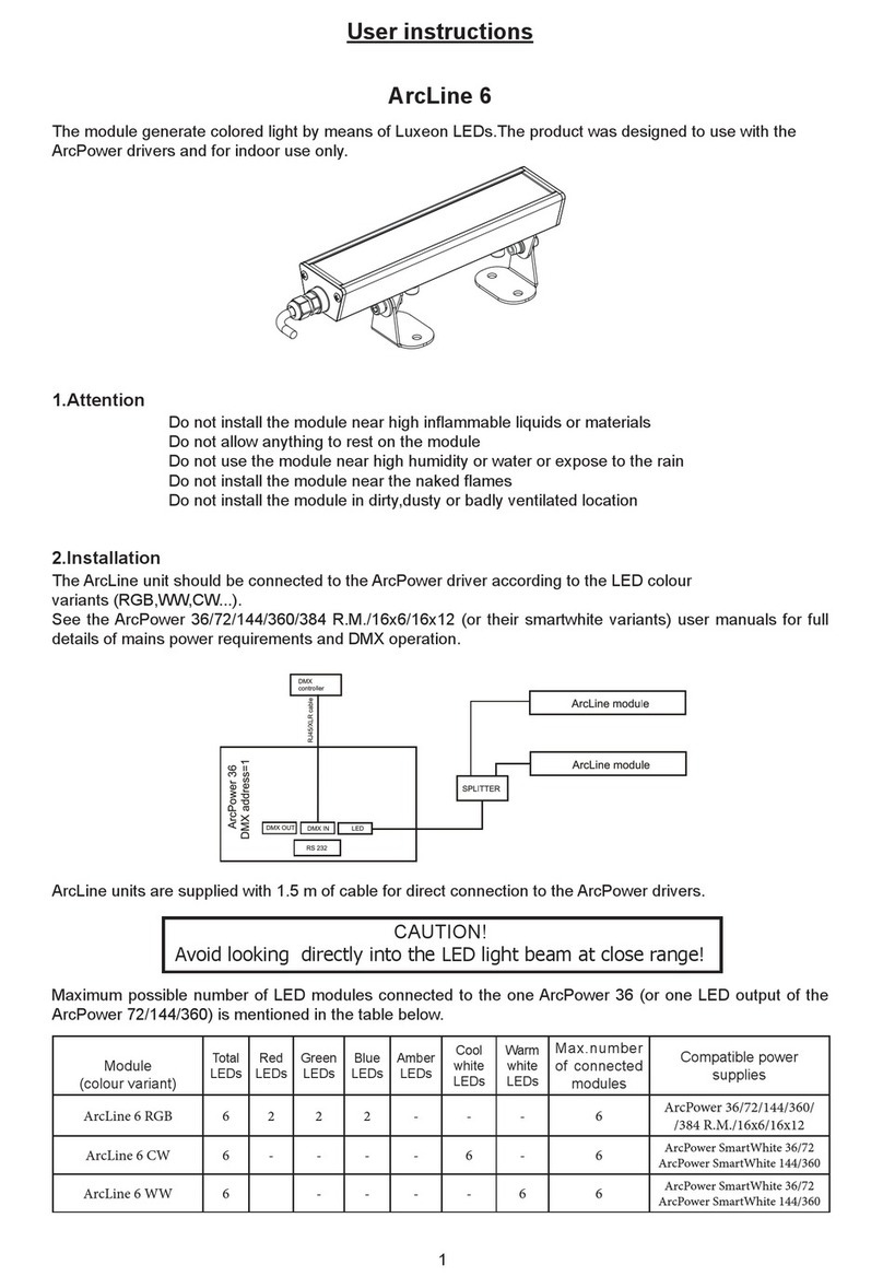 Anolis ArcLine 6 User manual