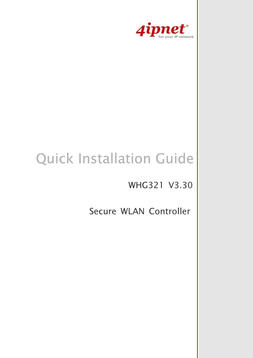 4IPNET WHG321 V3.30 Quick installation guide