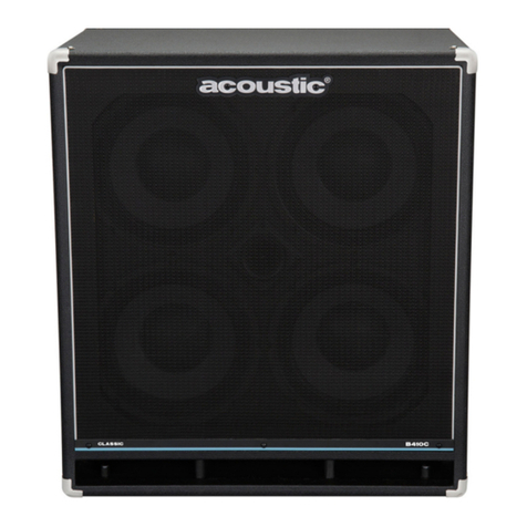 Acoustic B410C owner's manual