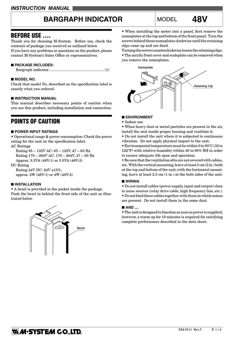 M-system 48V instruction manual