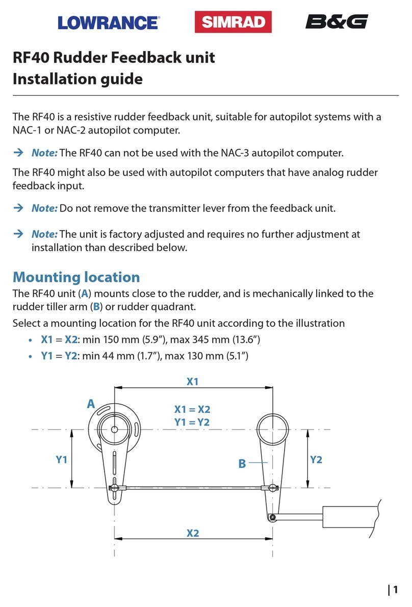 Simrad RF40 installation guide