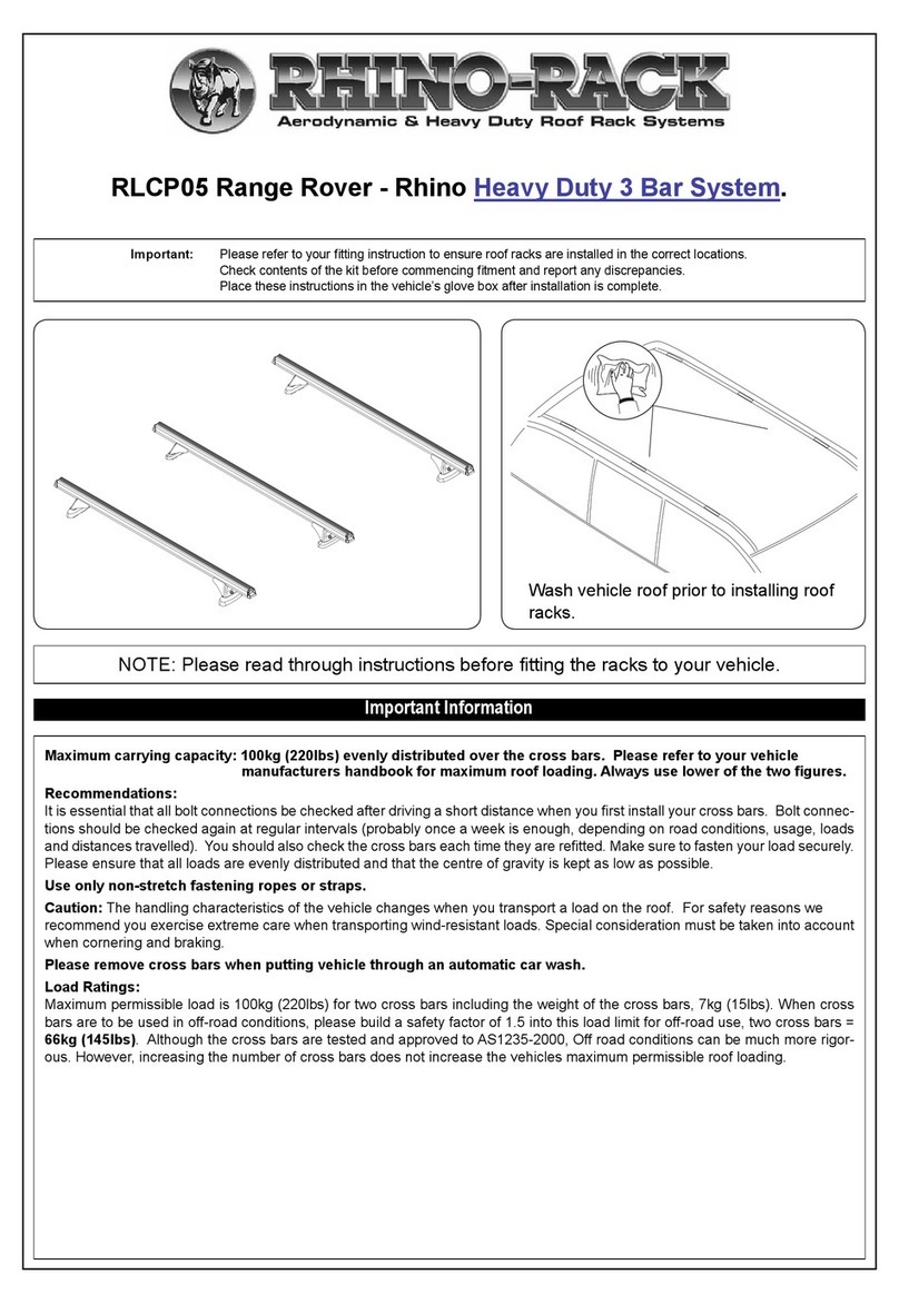 Rhino-Rack RLCP05 installation manual
