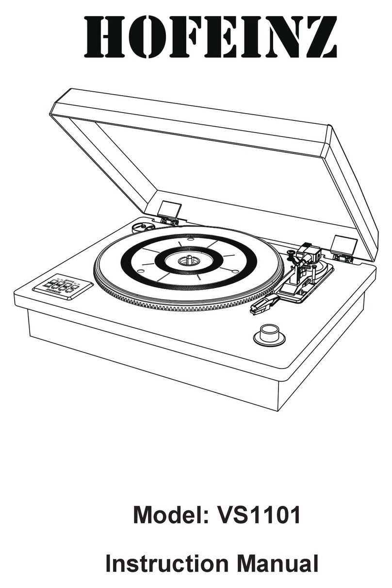 HOFEINZ VS1101 instruction manual