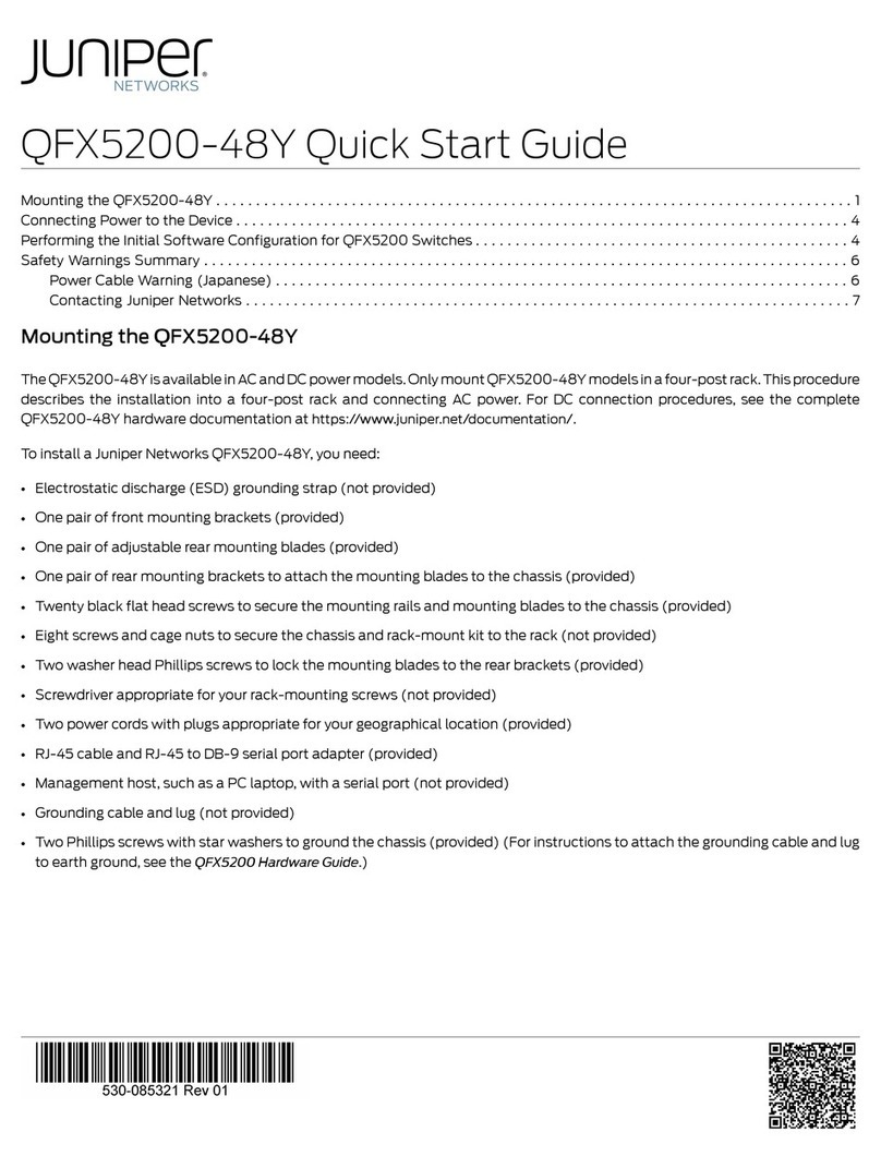 Juniper QFX5200-48Y User manual