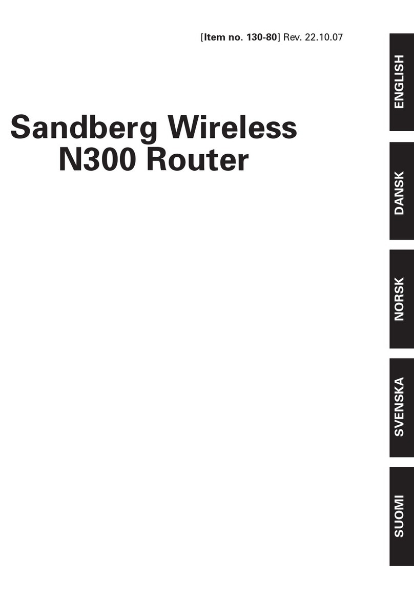 Sandberg 130-80 manual