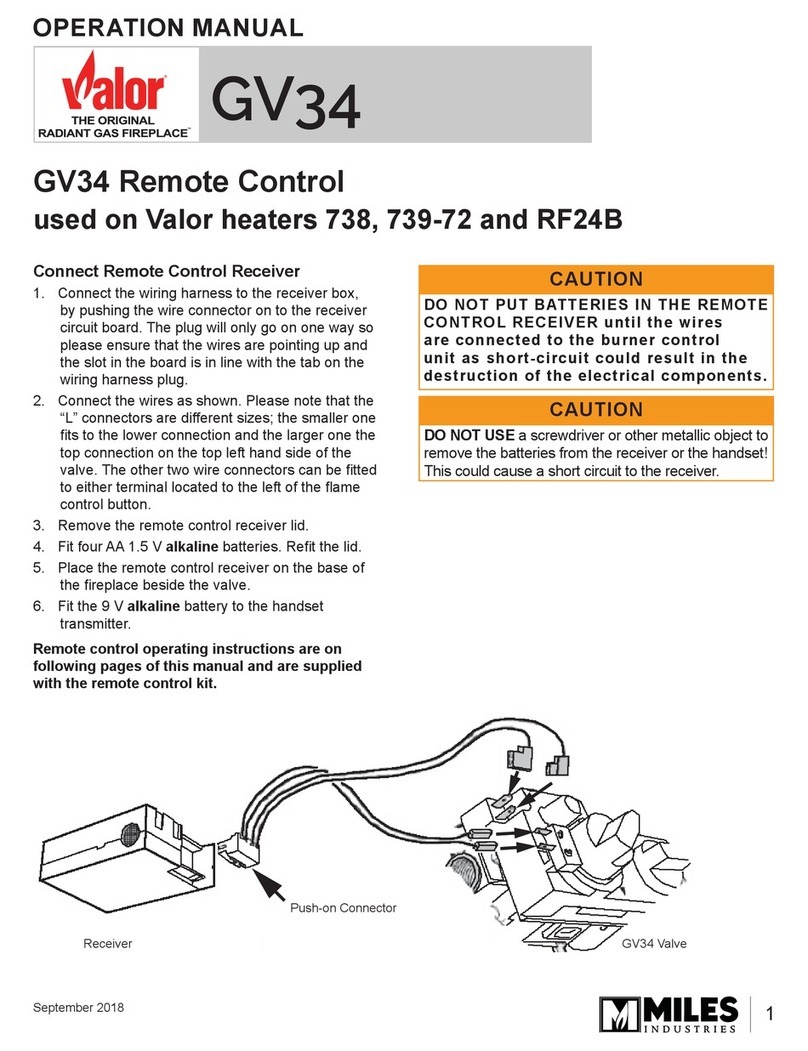 Valor GV34 Operation manual