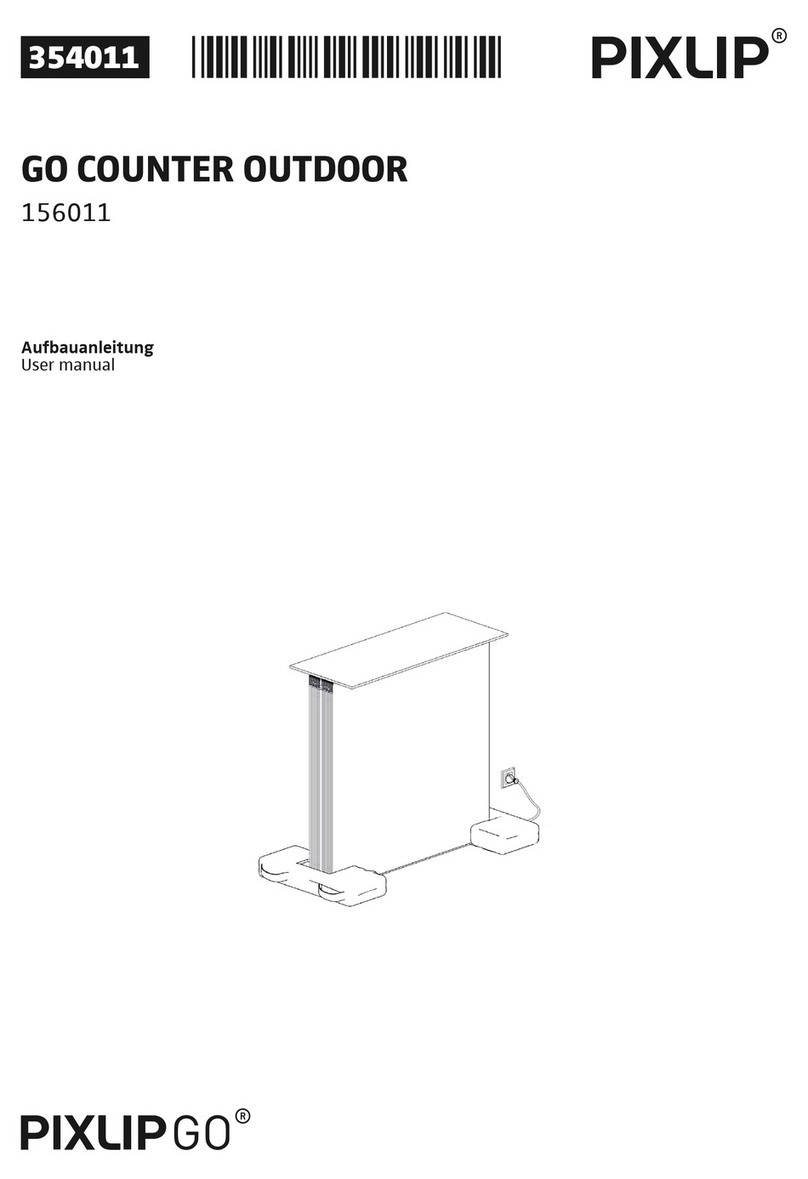 Pixlip GO COUNTER OUTDOOR User manual