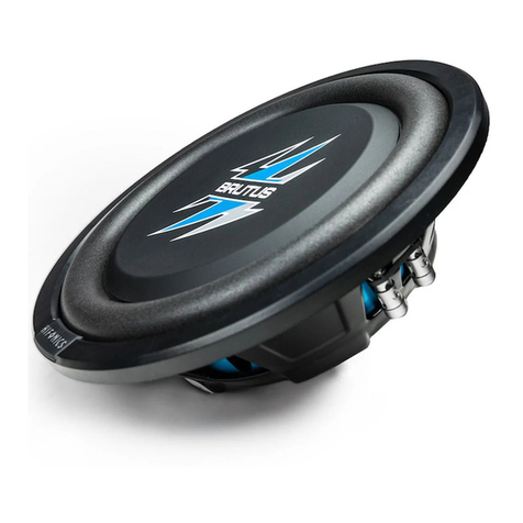 Hifonics BXS8D4 Quick start and installation guide