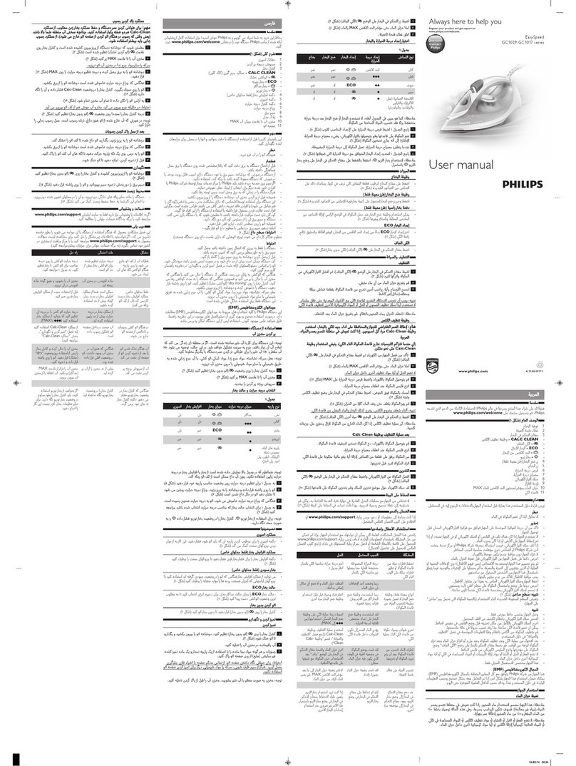 Philips EasySpeed GC1029 series User manual Philips EasySpeed GC1029 series User manual